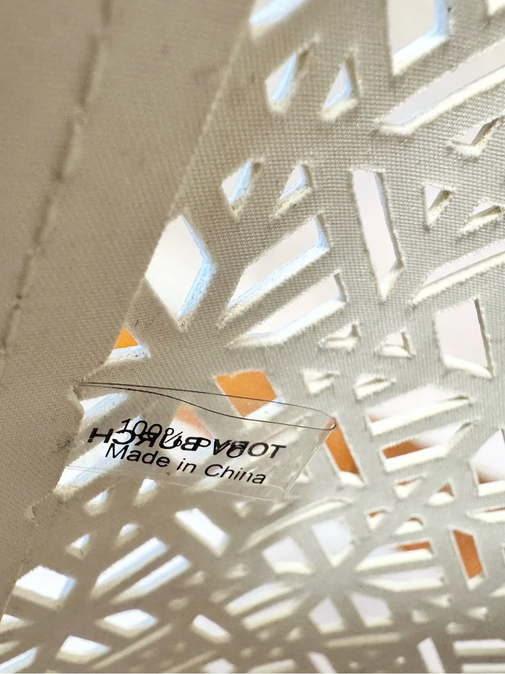 Tory Burch white tote